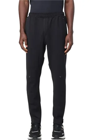 HUGO BOSS Homme, Pantalons, Noir, Taille: S Pantalon Slim-Fit Bleu avec Passants pour Ceinture