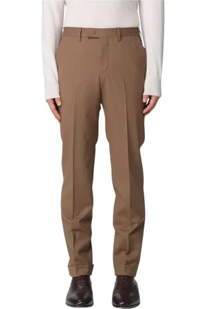 PT Torino Homme, Pantalons, Brun, Taille: 4XL Pantalon Homme Gris Moderne