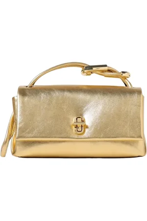 Marc Jacobs Femme, Sacs, Jaune, Taille: ONE Size Sac à Bandoulière Or Métallique