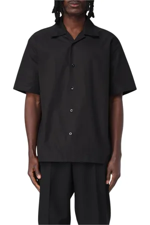 Jil Sander Homme, Chemises, Noir, Taille: M Chemise Noire Design Minimaliste
