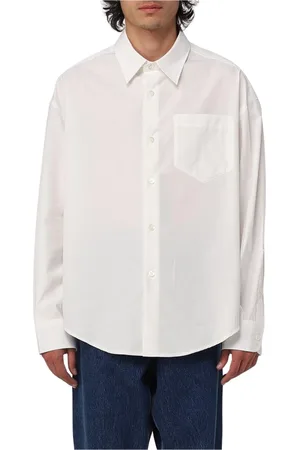 Ami Homme, Chemises, Blanc, Taille: M Chemise Classique Blanche en Coton