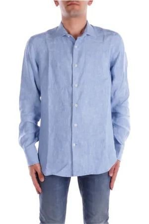 MC2 SAINT BARTH Homme, Chemises, Bleu, Taille: S Chemise en denim à boutons