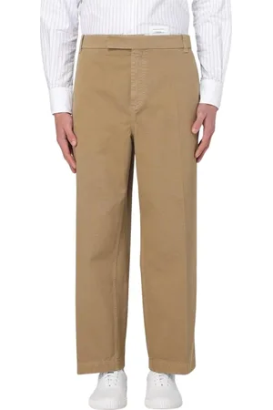 Thom Browne Homme, Pantalons, Brun, Taille: XL Pantalon chino en coton décontracté