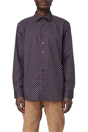 Etro Homme, Chemises, Multicolore, Taille: 2XL Chemise Bleue à Imprimé Paisley