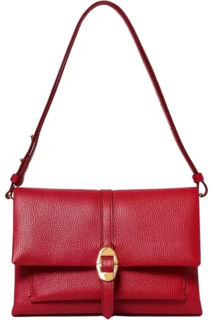 Coccinelle Femme, Sacs, Rouge, Taille: ONE Size Sac à bandoulière en cuir noir
