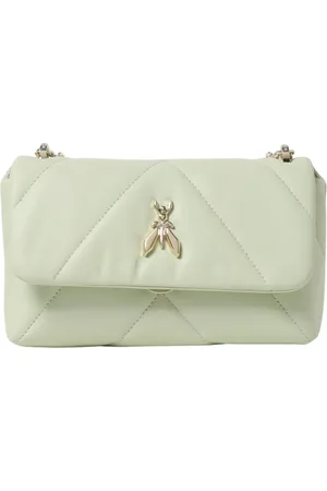 Patrizia Pepe Femme, Sacs, Vert, Taille: ONE Size Sac bandoulière matelassé en cuir