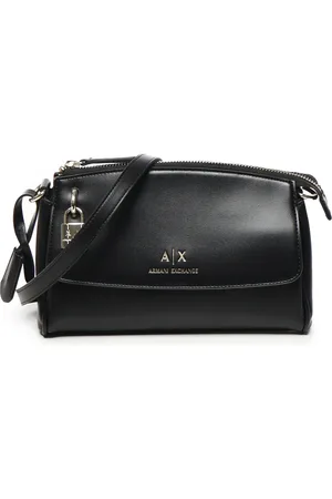 Armani Exchange Femme, Sacs, Noir, Taille: ONE Size Sacs noirs avec fermeture éclair