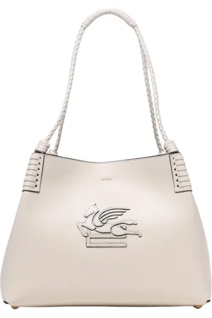 Etro Femme, Sacs, , Taille: ONE Size Sac à bandoulière en cuir blanc Style élégant