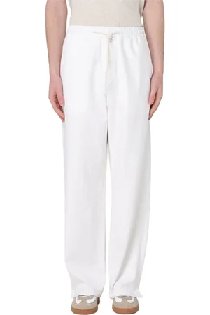 A.P.C. Homme, Pantalons, Blanc, Taille: L Pantalon Classique en Coton Bleu