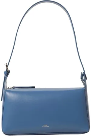 A.P.C. Femme, Sacs, Bleu, Taille: ONE Size Sac à Bandoulière Bleu Fermeture Éclair
