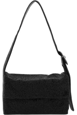 BENEDETTA BRUZZICHES Femme, Sacs, Noir, Taille: ONE Size Sac à Bandoulière en Cristal Design Élégant