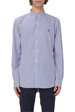 Ralph Lauren Homme, Chemises, Bleu, Taille: S Chemise à rayures à manches longues