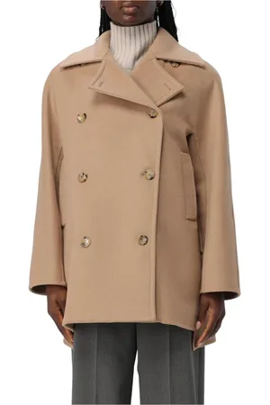 Max Mara Femme, Manteaux, , Taille: 38 FR Élégant Manteau en Laine