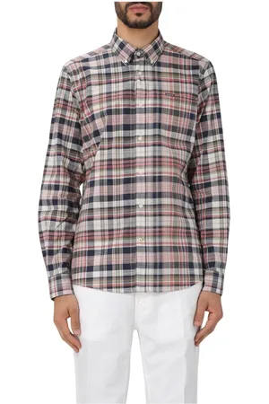Barbour Homme, Chemises, Multicolore, Taille: L Chemise en coton à carreaux
