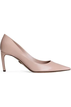 Dolce & Gabbana Femme, Chaussures, Rose, Taille: 38 EU Escarpins Beige en Cuir à Talon Aiguille