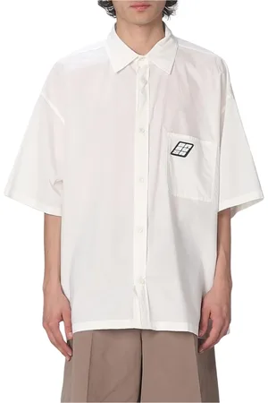 AMBUSH Homme, Chemises, Blanc, Taille: S Chemise Casual Jaune Crème avec Poche
