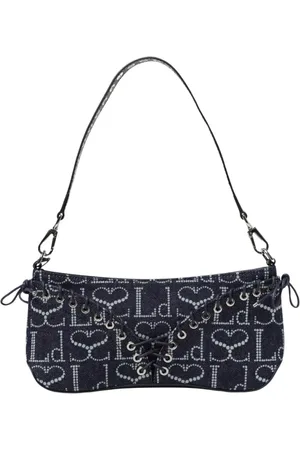 Ludovic De Saint Sernin Femme, Sacs, Bleu, Taille: ONE Size Sac à Bandoulière en Denim Bleu