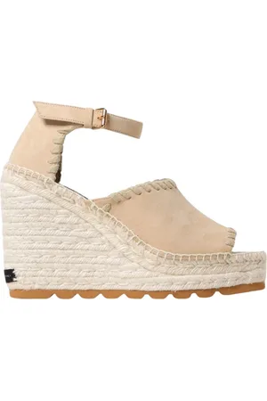 Stella McCartney Femme, Chaussures, , Taille: 41 EU Chic Espadrilles Compensées avec Boucle