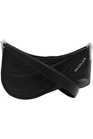 MUGLER Femme, Sacs, Noir, Taille: ONE Size Sac à bandoulière noir Spiral Curve