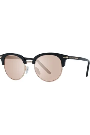 Serengeti Femme, Accessoires, Noir, Taille: ONE Size Lunettes de Soleil Femmes Noires Rondes Polarisées