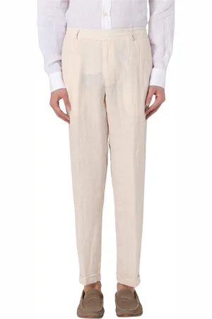 MYTHS Homme, Pantalons, , Taille: XL Pantalon Casual en Lin Sable