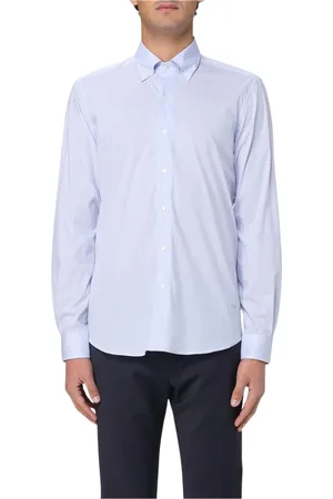 FAY Homme, Chemises, Bleu, Taille: 4XL Chemise Bleue Moderne