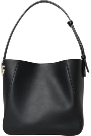VALENTINO GARAVANI Femme, Sacs, Noir, Taille: ONE Size Sac à bandoulière en cuir noir