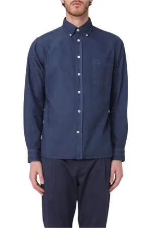 ELEVENTY Homme, Chemises, Bleu, Taille: XL Chemise Oxford Bleue pour Homme