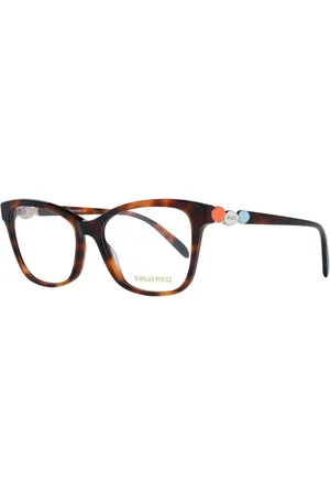 Emilio Pucci Femme, Accessoires, Brun, Taille: ONE Size Monture Optique Cat Eye Marron