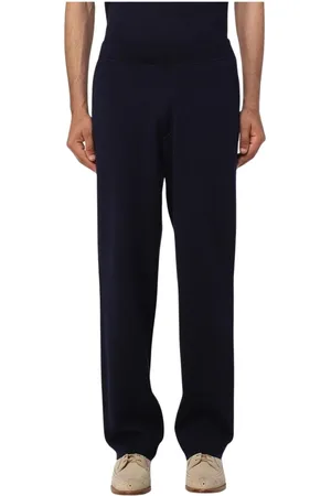 BRIONI Homme, Pantalons, Bleu, Taille: L Pantalon en Laine Bleu pour Homme