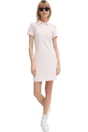 Lacoste Femme, Robes, Rose, Taille: 42 FR Robe Rose pour Femmes