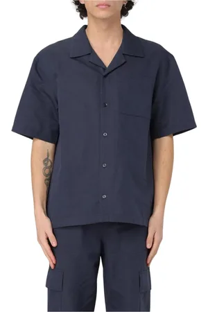 Colmar Homme, Chemises, Bleu, Taille: L Chemise Bleue Marine à Col pour Homme