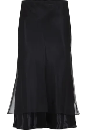 Khaite Femme, Jupes, Noir, Taille: 36 FR Jupe Noire Élégante