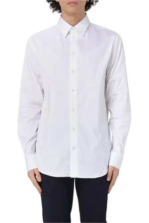 Emporio Armani Homme, Chemises, Blanc, Taille: L Chemise blanche intemporelle à boutons