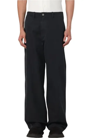 Burberry Homme, Pantalons, Noir, Taille: M Pantalon Large Noir