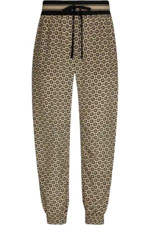 Dolce & Gabbana Homme, Pantalons, Brun, Taille: L Joggers Multicolores pour Homme