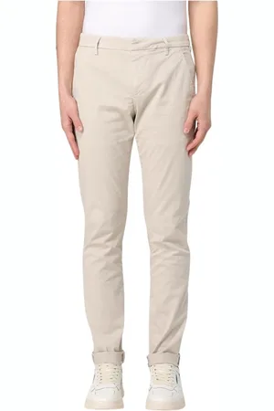 Dondup Homme, Pantalons, , Taille: W31 Pantalon Chinos Slim Fit Blanc