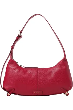 Coccinelle Femme, Sacs, Rouge, Taille: ONE Size Sac à Bandoulière en Cuir Rouge Femme