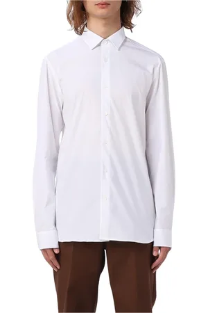 Burberry Homme, Chemises, Blanc, Taille: M Chemise Blanche en Popeline pour Homme