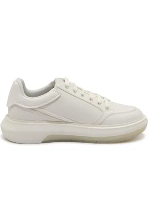 Emporio Armani Homme, Chaussures, Blanc, Taille: 43 EU Off Chaussures Emporio