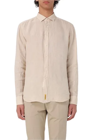 B.D.BAGGIES Homme, Chemises, , Taille: M Chemise en Lin Rose