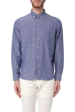 Manuel Ritz Homme, Chemises, Bleu, Taille: L Chemise Élégante Saumon