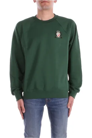 Lacoste Homme, Sweatshirts et sweats à capuche, Vert, Taille: M Pull Vert avec Logo Avant