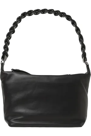 KARA Femme, Sacs, Noir, Taille: ONE Size Sac à Bandoulière en Cuir Tressé