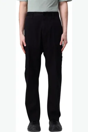 Stone Island Homme, Pantalons, Noir, Taille: W29 Pantalon Cargo Noir pour Homme