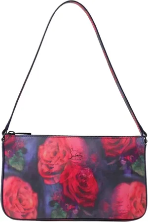 Christian Louboutin Femme, Sacs, Multicolore, Taille: ONE Size Sac à bandoulière imprimé rose
