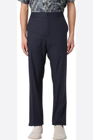 Etro Homme, Pantalons, Bleu, Taille: L Pantalon classique en coton