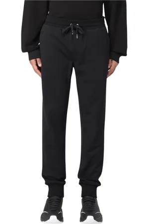 Dolce & Gabbana Homme, Pantalons, Noir, Taille: XL Pantalon Noir Confortable Casual