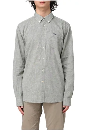 Barbour Homme, Chemises, Vert, Taille: M Chemise Élégante à Manches Longues
