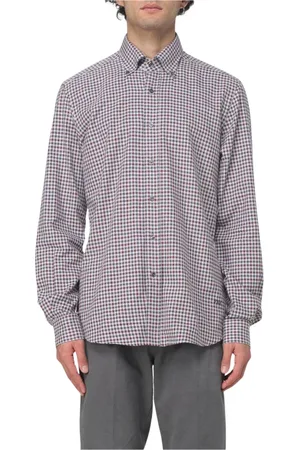 FAY Homme, Chemises, Multicolore, Taille: L Chemise à Manches Longues Multicolore